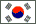 Fahne von Korea